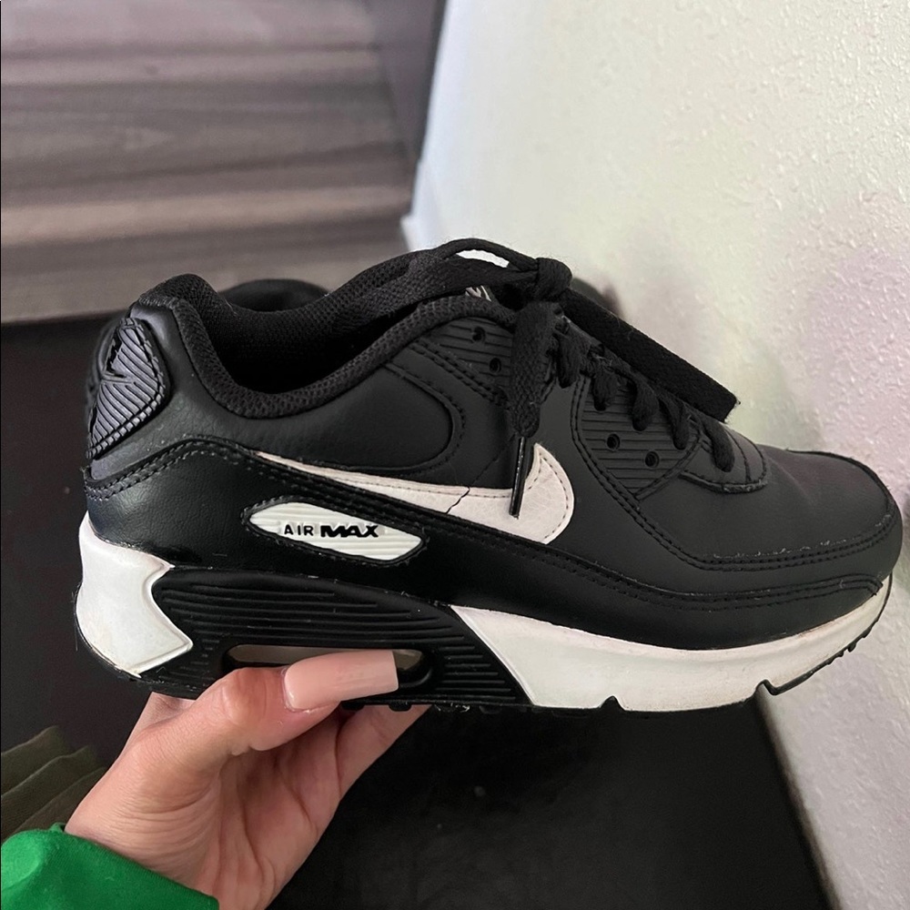 Black and white kids air max
